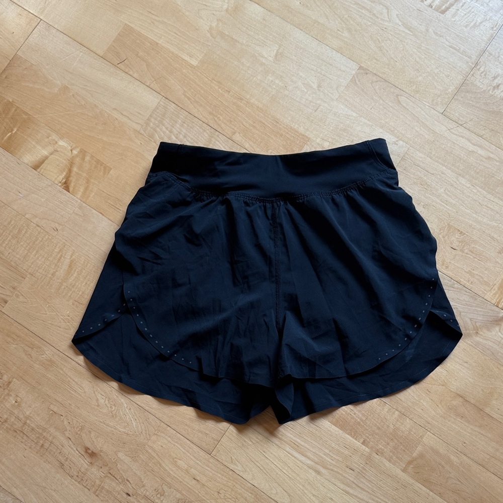 lululemon athletica fast and free high rise 2” Black Athletic Shorts *airflow